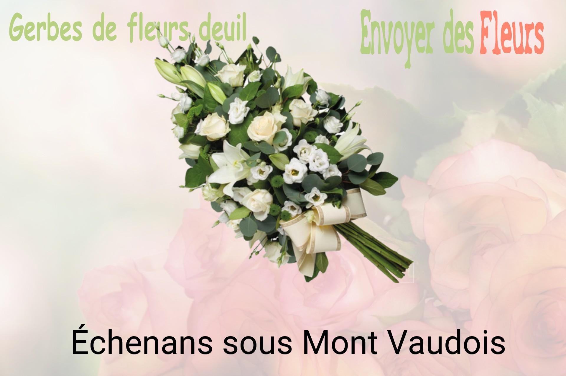 Gerbe de fleurs de deuil livrée à Échenans-sous-Mont-Vaudois